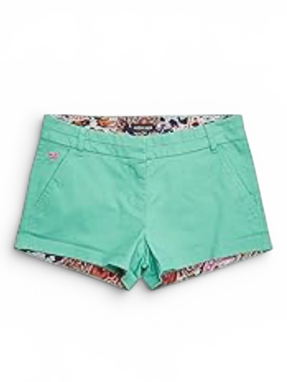 Southern Marsh The Brighton Short in Bimini Green Paisley Size 4
